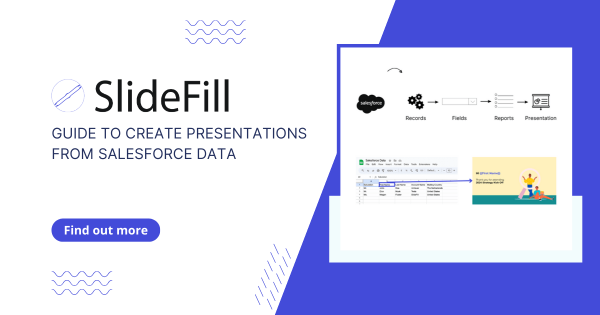 No. 1 Guide to create presentations from Salesforce data